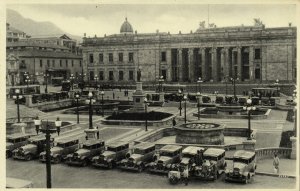 colombia, BOGOTA, Capitolio Nacional, Cars (1930s) Postcard