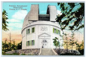 Victoria BC Canada Postcard Dominion Astrophysical Observatory c1940's