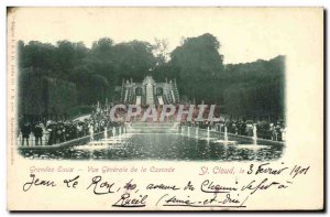 Postcard Old Saint Cloud Great Waters Vue Generale Cascade