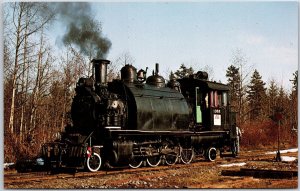 MacMillan Bloedel's 2-82T Locomotive Number 1055 Hauled On Vancouver BC Postcard