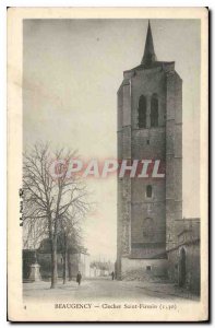 Postcard Old Belfry Saint Firmin Beaugency