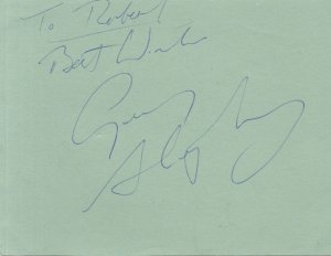 Gerry Shepperd of The Glitter Band Glam Rock Hand Signed Page