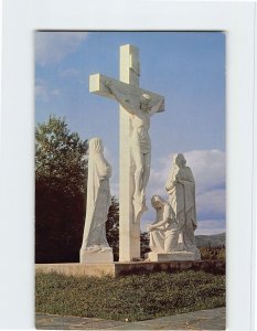 Postcard At The Calvary Lady of Grace Shrine Colebrook NH USA