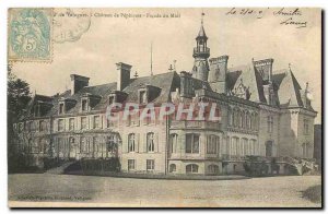 Postcard Old Valognes Chateau Pépinvast Facade du Midi