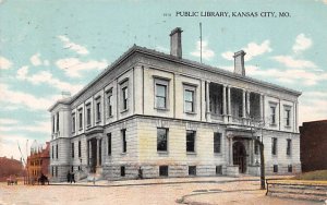 Public Library Kansas City MO USA Postcard