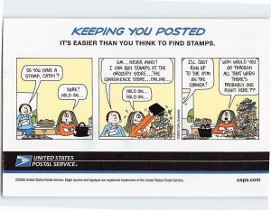 Postcard Keeping You Posted Stamp Comics United States Postal Service Ad