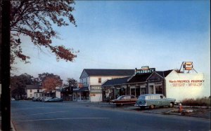 Waldwick New Jersey NJ Station Wagon Pharmacy Street Scene Vintage PC