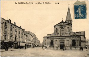 CPA RUEIL-MALMAISON La Place de l'Eglise (1321978)