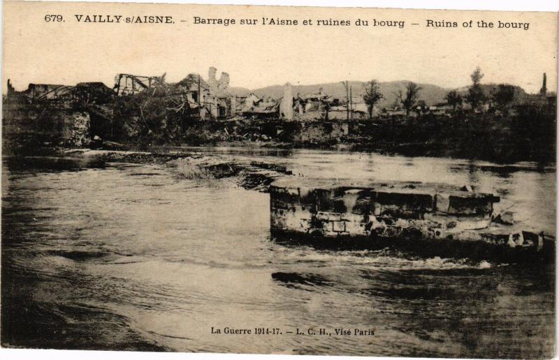 CPA VAILLY-sur-AISNE Barrage sur l'Aisne (158105)