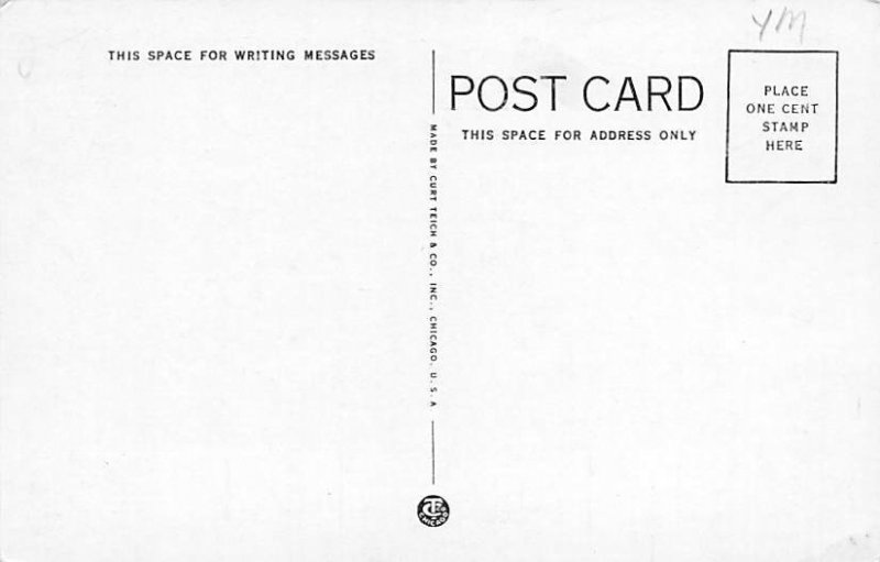 Public Library Edwardsville IL USA Postcard