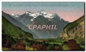 Dauphine Old Postcard Bourd d & # 39Oisans View Belledonne