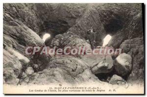 Old Postcard SAINT-QUAY-PORTRIEUX caves of Isnin