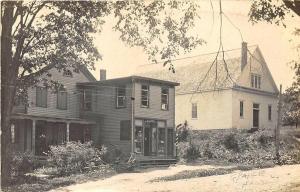 Salisbury Center NY W. A. Dodge Store Barber Pole RPPC Postcard