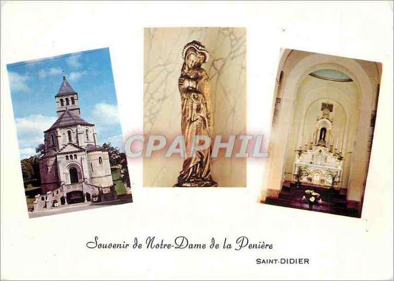 Modern Postcard Souvenir of Our Lady of Saint Didier Penier