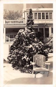 C93/ St Clair Michigan Mi Real Photo RPPC Postcard 1948 House Winter SNow