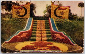 Gates Ajar Como Park Saint Paul Minnesota MN Floral Design Attraction Postcard