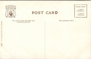 Postcard Leland Hotel in Springfield, Illinois