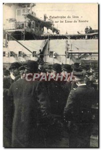 Old Postcard Boat Catastrophe of Jena M Thomson on the disaster site