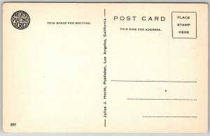 Pasadena California 1920s Postcard Dining Room Huntington Hotel