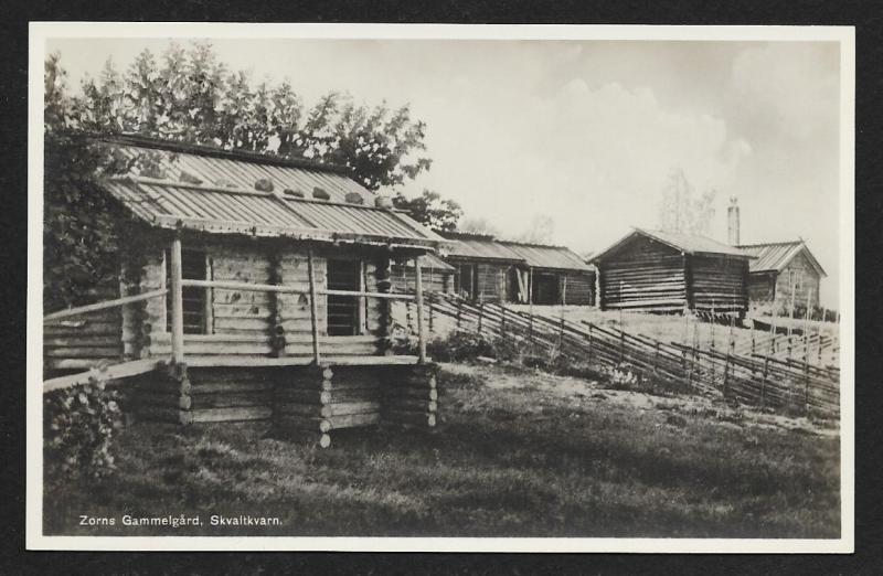 Zorns Old Farm Skvaltkvarn Norway RPPC Unused c1920s