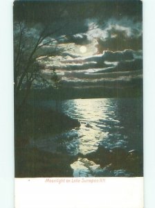 Divided-back LAKE SCENE Gilford & Laconia & Meredith & Wolfeboro NH AE4864@