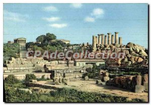 Postcard Modern Agrigento Tempio di Ercole