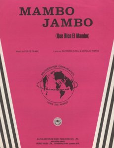 Mambo Jambo Perez Padro Latin American Sheet Music