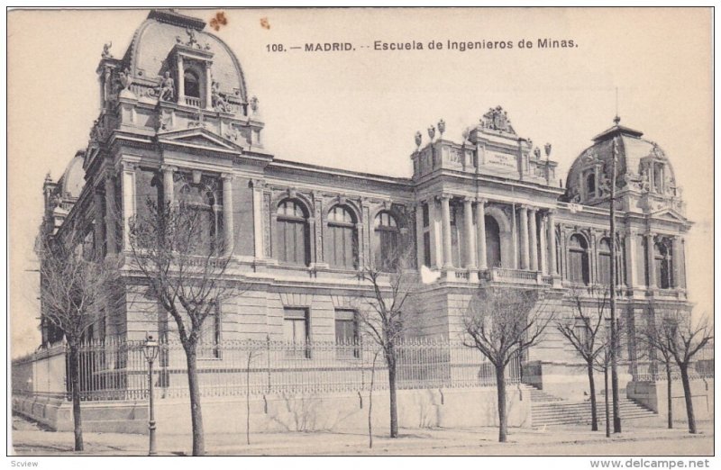 MADRID, Escuela de Ingenieros de Minas, Spain, 00-10s