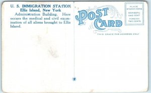 M-83153 US Immigration Station Ellis Island New York USA