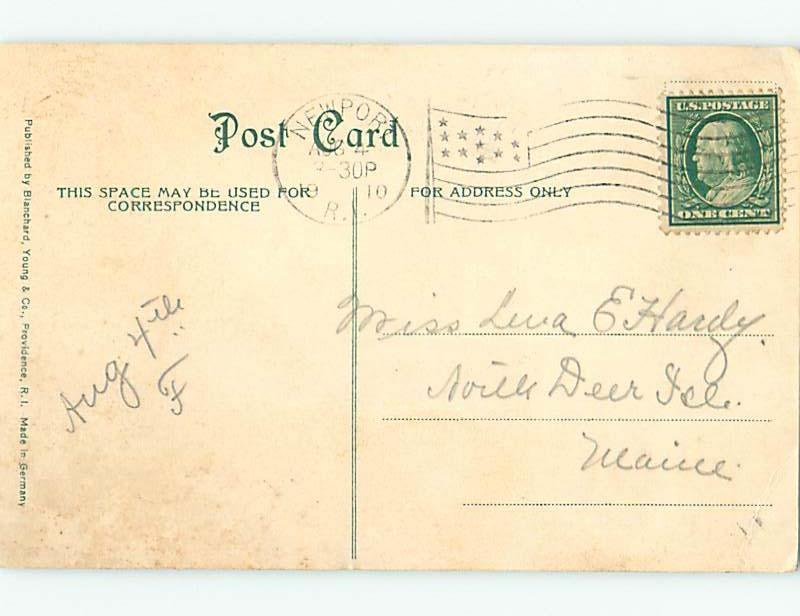 Divided-Back POSTCARD FROM Newport Rhode Island RI HM7979