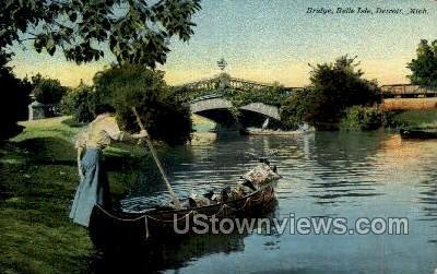 Bridge, Belle Isle in Detroit, Michigan