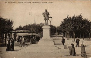 CPA ROYAN Statue d'Eugene Pelletan et Square Botton (666954)