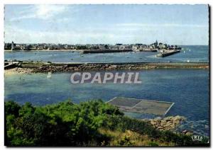 Modern Postcard Roscoff Vue Generale Prize De Ste Barbe