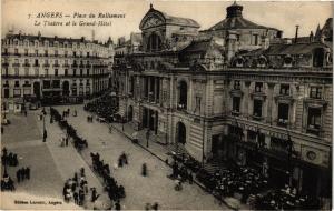 CPA ANGERS-Place du Ralliement-Le Théatre et le Grand Hotel (189623)