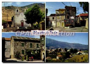 Postcard Modern Olmeta Di Tuda The Church Entrance To The Village Square From...