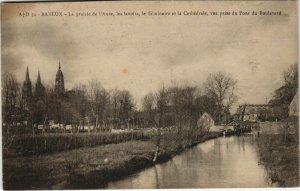 CPA BAYEUX - La prairie de l'Aure les lavoirs (141067)