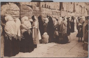 RPPC Postcard Jerusalem Israel Wailing Wall c. 1900s