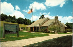 Museum North Carolina Minerals Blue Ridge Parkway Gillespie Gap Postcard UNP VTG 