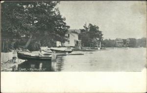 Monponsett Hanson MA Along the Shore c1910 Postcard