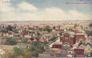 Buffalo NY, New York - Bird's Eye View looking East - DB