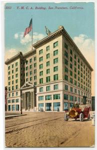 YMCA Building San Francisco California 1910c postcard