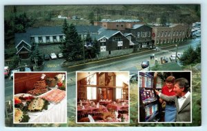 BLACK HAWK, Colorado BLACK FOREST INN Multi View CASINO Slot Machines  Postcard