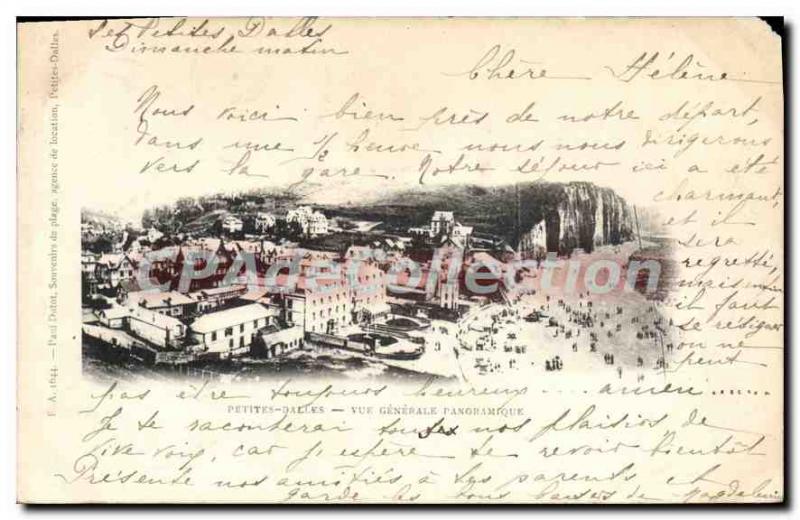 Postcard Old Petites Dalles Generale Panoramic View