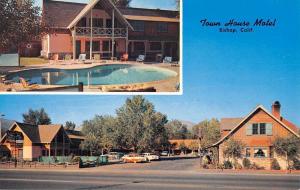 Bishop California Town House Motel Multiview Vintage Postcard K103684