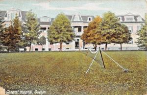 GUELPH ONTARIO CA~GENERAL HOSPITAL-TENNIS NET-W O MacFARLANE #351  POSTCARD 1909