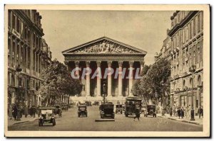 Old Postcard Paris La Madeleine and Rue Royale