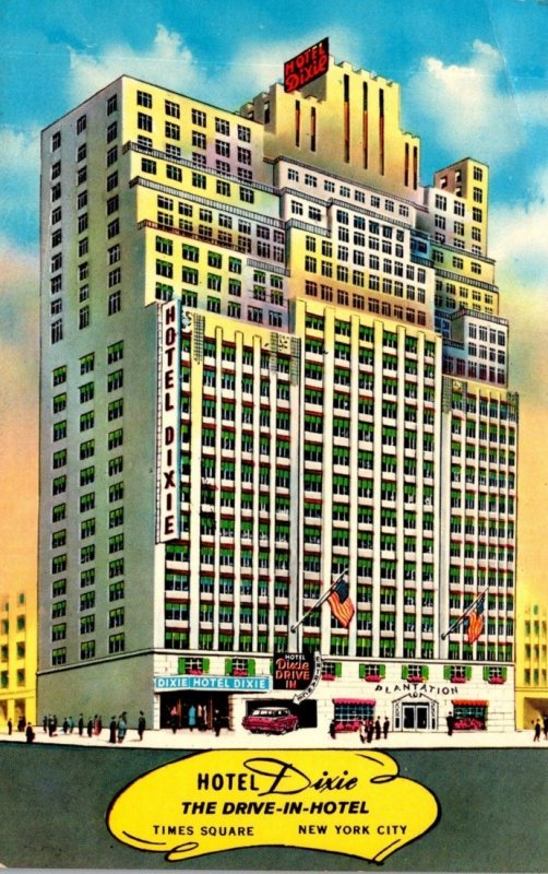 New York City Hotel Dixie 1969