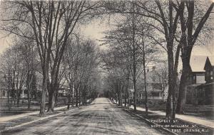 C14/ East Orange New Jersey NJ Postcard c1910 Prospect Street Homes William St