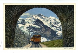 Switzerland - Jungfrau Railway Station. View of Jungfrau