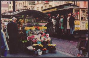 Flower Stand,San Francisco,CA Postcard BIN